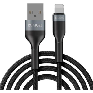 Kup Kabel Romoss CB12B USB-A/Lightning 2.4A 1m (negru) - ROM54 - {ean13} - Sklep Home Screen