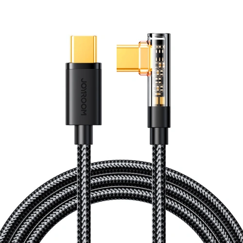 Kup Sarokkábel Joyroom S-CC100A6 USB-C/USB-C 100W 1,2m fekete - JYR651 - {ean13} - Sklep Home Screen