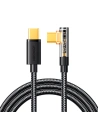 Cablul unghiular Joyroom S-CC100A6 USB-C/USB-C 100W 1,2m negru