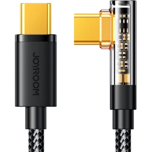 Sarokkábel Joyroom S-CC100A6 USB-C/USB-C 100W 1,2m fekete