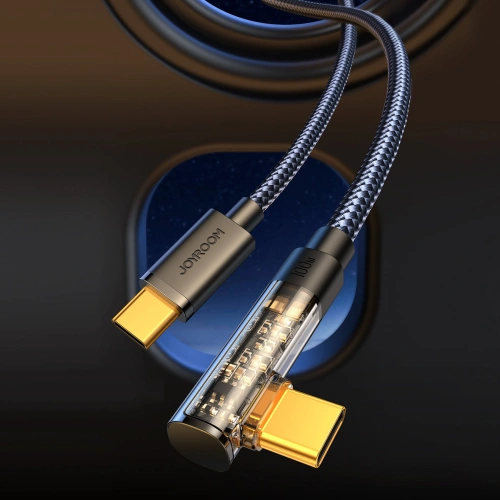 Kup Kabel kątový Joyroom S-CC100A6 USB-C/USB-C 100W 1,2m černý - JYR651 - {ean13} - Sklep Home Screen