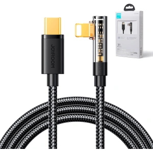 Joyroom Abgewinkeltes Kabel S-CL020A6 Lightning/USB-C 20W 1,2m schwarz