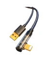 Cablul unghiular Joyroom S-UL012A6 Lightning/USB-A 2.4A 1,2m negru