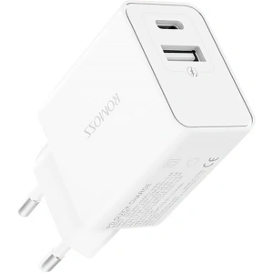 Kup Încărcătorul de rețea Romoss AC30T, USB + USB-C, 30W (alb) - ROM56 - {ean13} - Sklep Home Screen