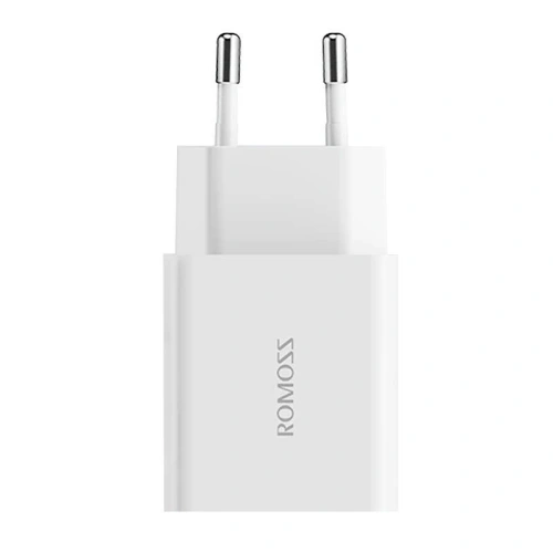 Kup Încărcătorul de rețea Romoss AC30T, USB + USB-C, 30W (alb) - ROM56 - {ean13} - Sklep Home Screen