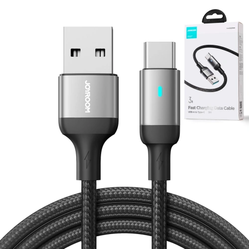 Kup Cablu Joyroom A10 Series USB-A/USB-C 3A 3m negru - JYR659 - {ean13} - Sklep Home Screen
