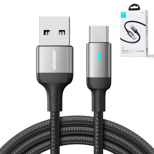 Kup Kabel Joyroom A10 Series USB-A/USB-C 3A 1,2m černý - JYR661 - {ean13} - Sklep Home Screen
