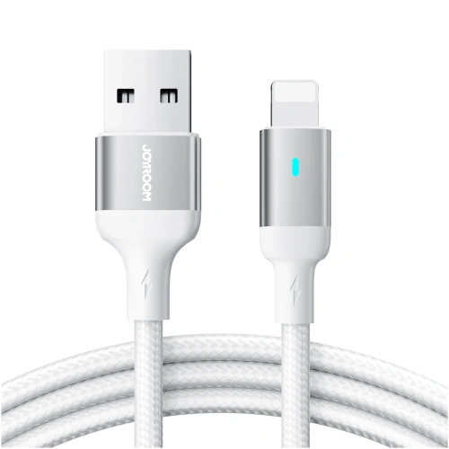 Kup Cablu Joyroom A10 Series USB-A/Lightning 2.4A 3m alb - JYR698 - {ean13} - Sklep Home Screen
