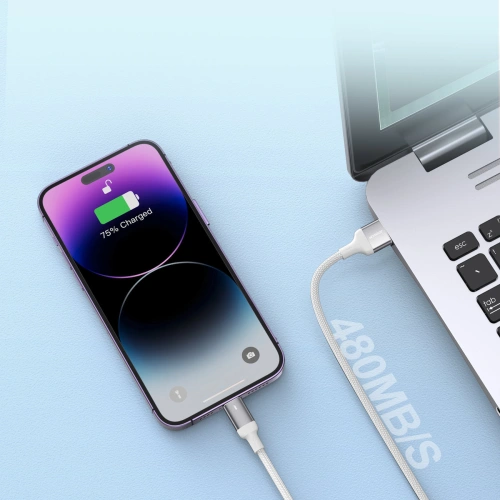 Kup Cablu Joyroom A10 Series USB-A/Lightning 2.4A 3m alb - JYR698 - {ean13} - Sklep Home Screen