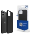 Etui 3MK Silicone Case Apple iPhone 11 czarny/black