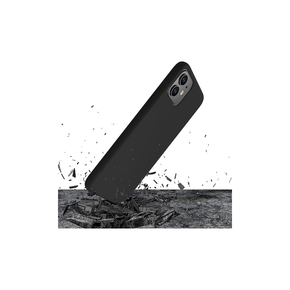 Etui 3MK Silicone Case Apple iPhone 11 czarny/black