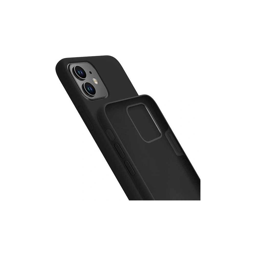 Etui 3MK Silicone Case Apple iPhone 11 czarny/black