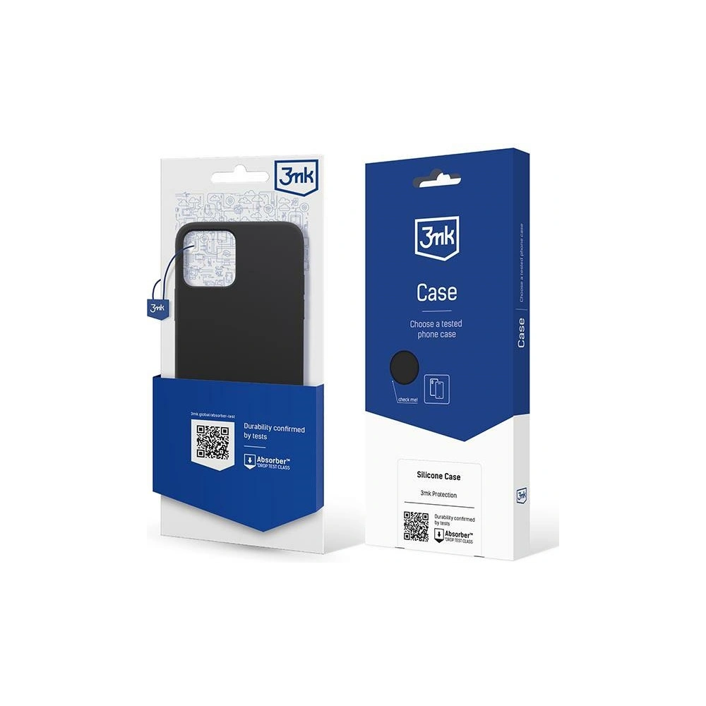 Etui 3MK Silicone Case Apple iPhone 11 czarny/black