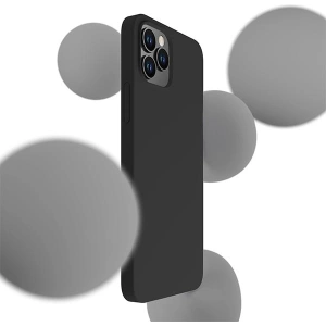 Kup Etui 3MK Silicone Case Apple iPhone 12 Pro Max czarny/black - 3MK4708 - {ean13} - Sklep Home Screen