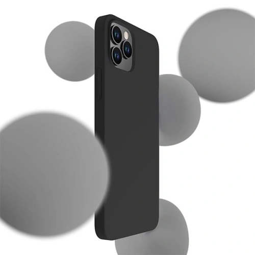 Kup Etui 3MK Silicone Case Apple iPhone 12 Pro Max czarny/black - 3MK4708 - {ean13} - Sklep Home Screen