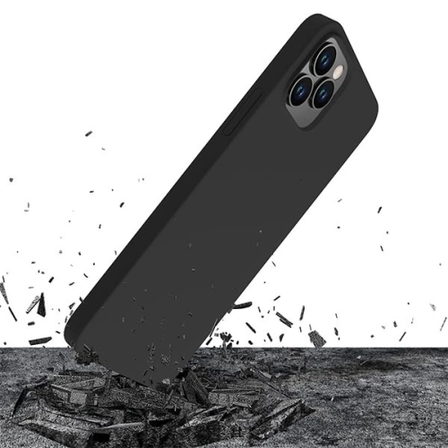Kup Etui 3MK Silicone Case Apple iPhone 12 Pro Max czarny/black - 3MK4708 - {ean13} - Sklep Home Screen