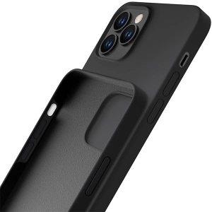 Kup Etui 3MK Silicone Case Apple iPhone 12 Pro Max czarny/black - 3MK4708 - {ean13} - Sklep Home Screen