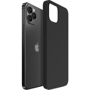 Kup Etui 3MK Silicone Case Apple iPhone 12 Pro Max czarny/black - 3MK4708 - {ean13} - Sklep Home Screen