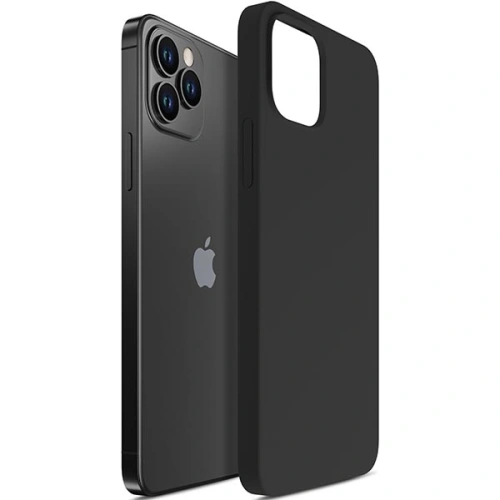 Kup Etui 3MK Silicone Case Apple iPhone 12 Pro Max czarny/black - 3MK4708 - {ean13} - Sklep Home Screen