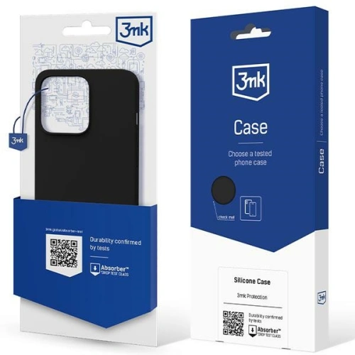 Kup Etui 3MK Silicone Case Apple iPhone 12 Pro Max czarny/black - 3MK4708 - {ean13} - Sklep Home Screen
