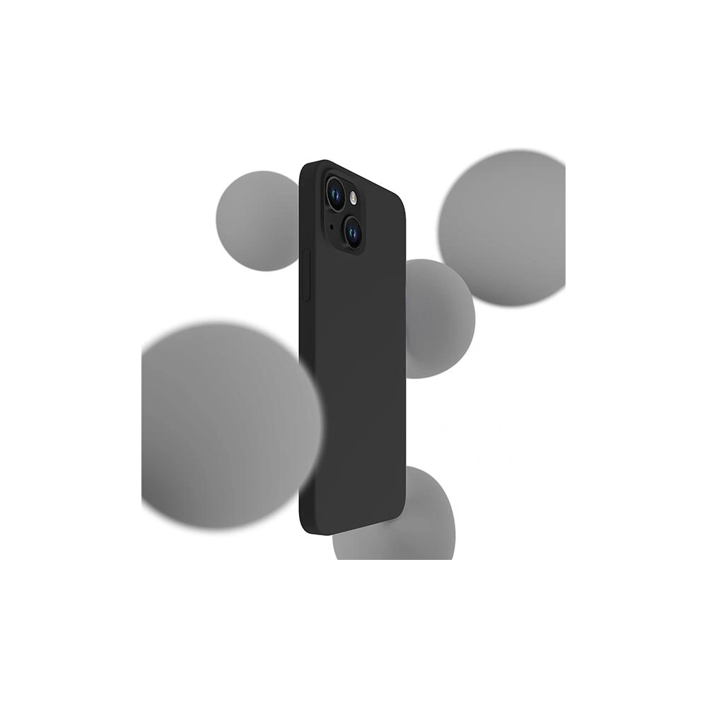 Etui 3MK Silicone Case Apple iPhone 13 czarny/black
