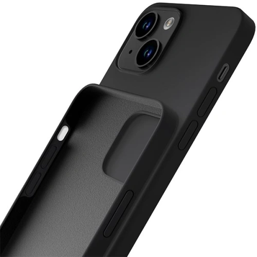 Kup Etui 3MK Silicone Case Apple iPhone 14 negru/black - 3MK4714 - {ean13} - Sklep Home Screen
