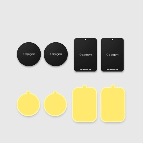 Kup Spigen Plăci pentru suportul magnetic MP-4P Metalplate Magnetic Car Mount - SPN615 - {ean13} - Sklep Home Screen