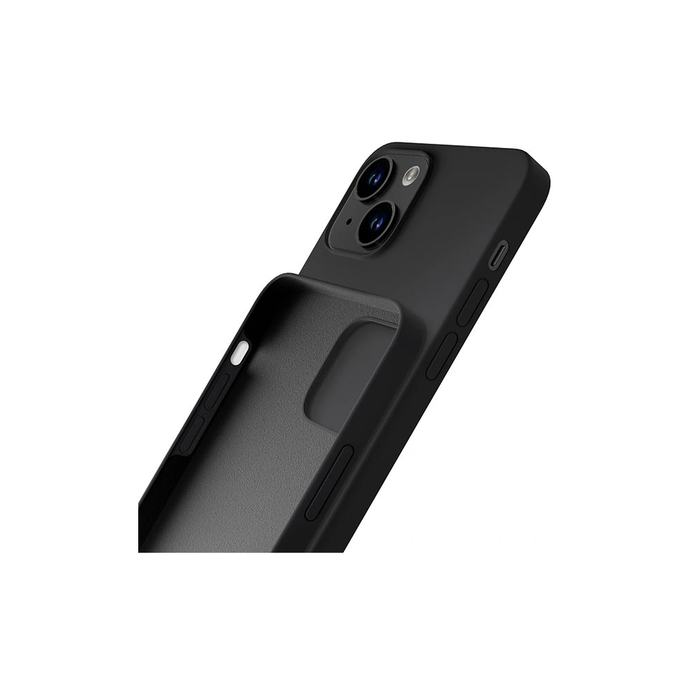 Etui 3MK Silicone Case Apple iPhone 14 Plus / 15 Plus czarny/black