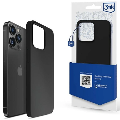 Kup Etui 3MK Silicone Case Apple iPhone 14 Pro negru/black - 3MK4716 - {ean13} - Sklep Home Screen
