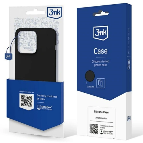 Kup Etui 3MK Silicone Case Apple iPhone 14 Pro negru/black - 3MK4716 - {ean13} - Sklep Home Screen