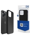 3MK Apple Tasche Silikonhülle iPhone 14 Pro Max schwarz/schwarz