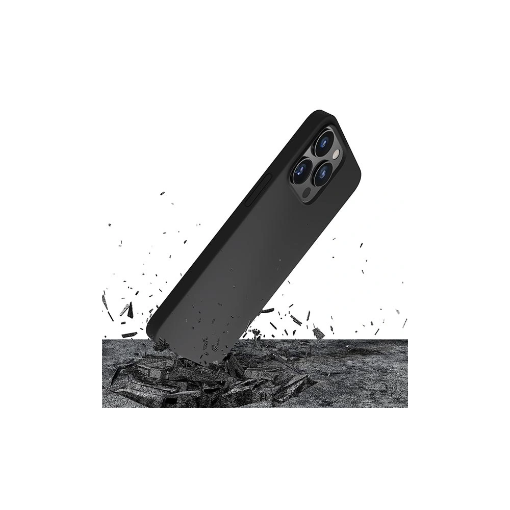 Etui 3MK Silicone Case Apple iPhone 14 Pro Max czarny/black