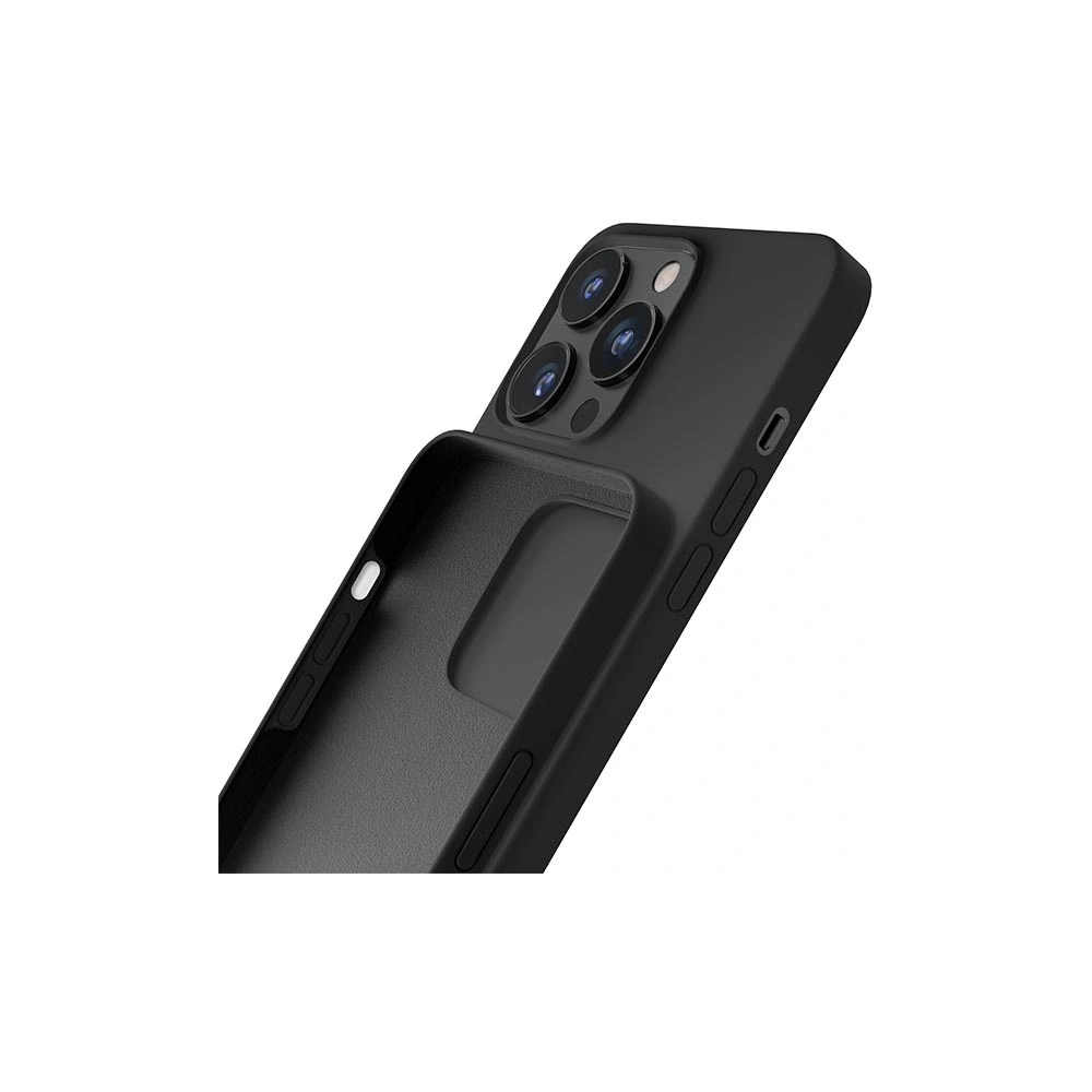 Etui 3MK Silicone Case Apple iPhone 14 Pro Max czarny/black