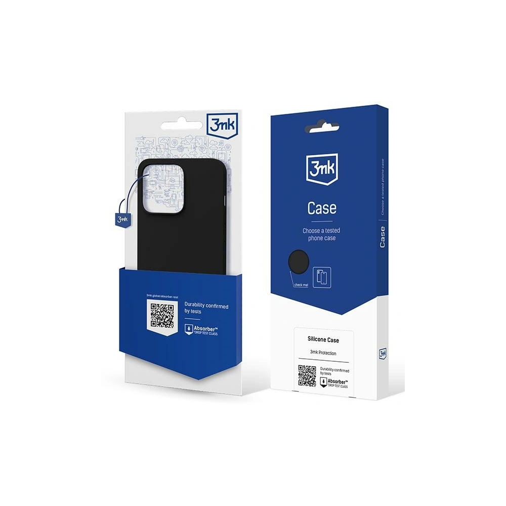 Etui 3MK Silicone Case Apple iPhone 14 Pro Max czarny/black