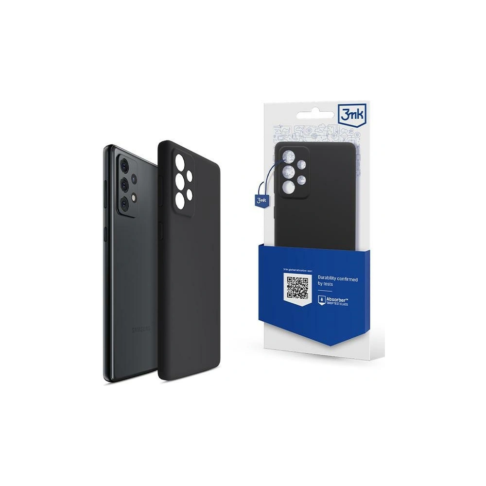 Etui 3MK Silicone Case Samsung Galaxy A53 5G czarny/black