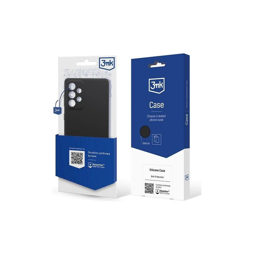Etui 3MK Silicone Case Samsung Galaxy A53 5G czarny/black