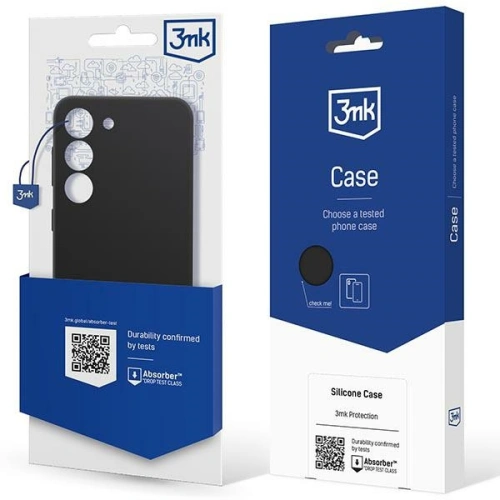 Buy Case 3MK Silicone Case Samsung Galaxy S23 black/black - 3MK4725 - {ean13} - Home Screen Store Europe