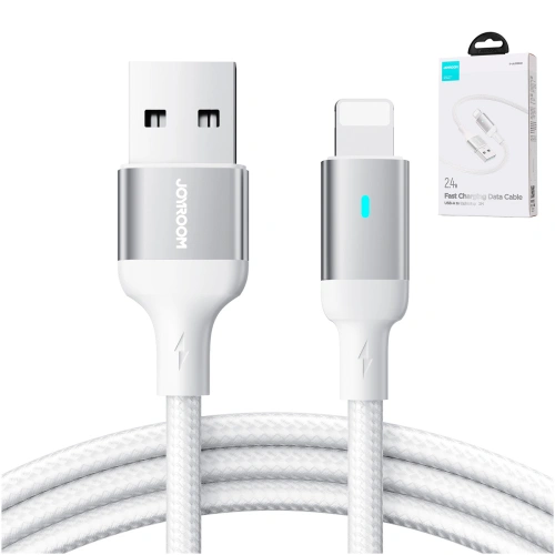 Kup Kabel Joyroom A10 Series USB-A/Lightning 2.4A 2m bílý - JYR663 - {ean13} - Sklep Home Screen