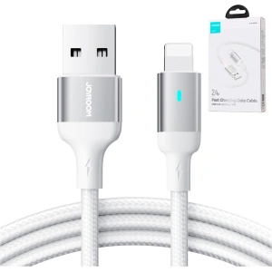 Cable Joyroom A10 Series USB-A/Lightning 2.4A 1.2m white
