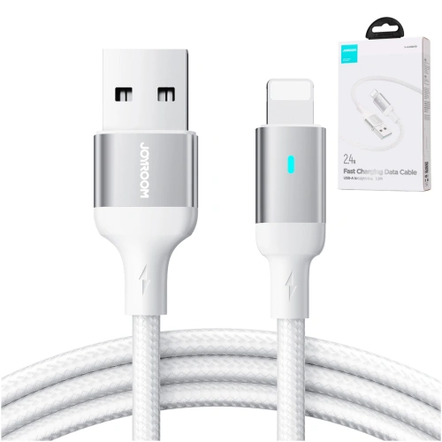 Kup Kabel Joyroom A10 Series USB-A/Lightning 2.4A 1,2m bílý - JYR664 - {ean13} - Sklep Home Screen