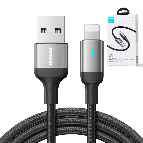 Kup Kábel Joyroom A10 Series USB-A/Lightning 2.4A 3m fekete - JYR665 - {ean13} - Sklep Home Screen
