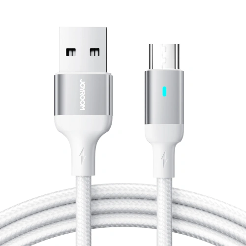 Kup Cablul Joyroom USB-A/microUSB 2.4A 2m alb - JYR668 - {ean13} - Sklep Home Screen