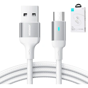 Kabel Joyroom USB-A/microUSB 2.4A 2m bílý