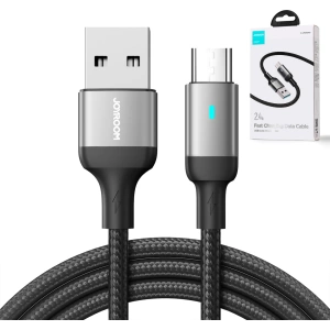 Kabel Joyroom USB-A/microUSB 2.4A 2m černý