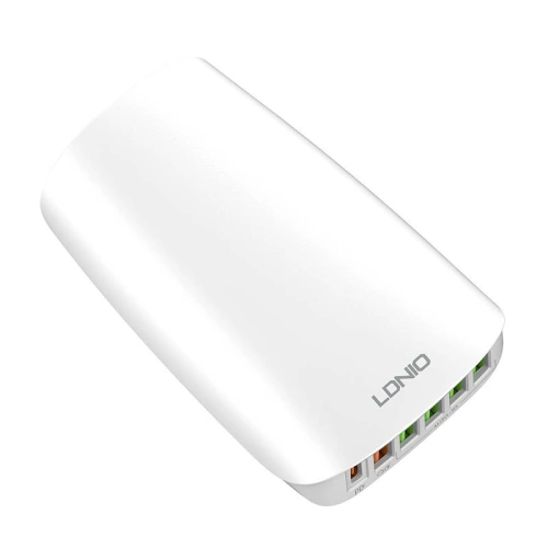 Kup LDNIO Ladegerät A6573C EU 5USB, USB-C 65W + Netzkabel - LDN46 - {ean13} - Sklep Home Screen