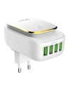 LDNIO Netzwerk-Ladegerät A4405 4USB, LED-Lampe + Lightning-Kabel