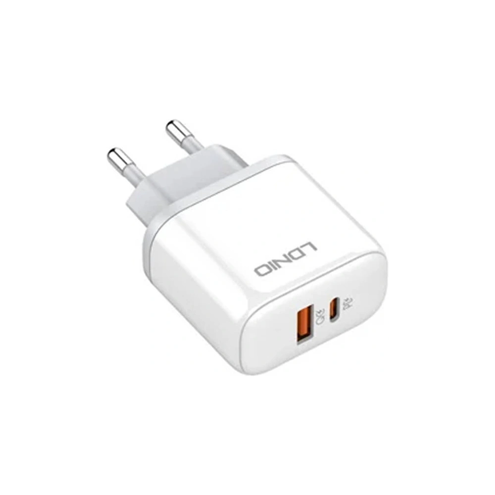 Ładowarka sieciowa LDNIO A2526C USB, USB-C 45W + kabel USB-C