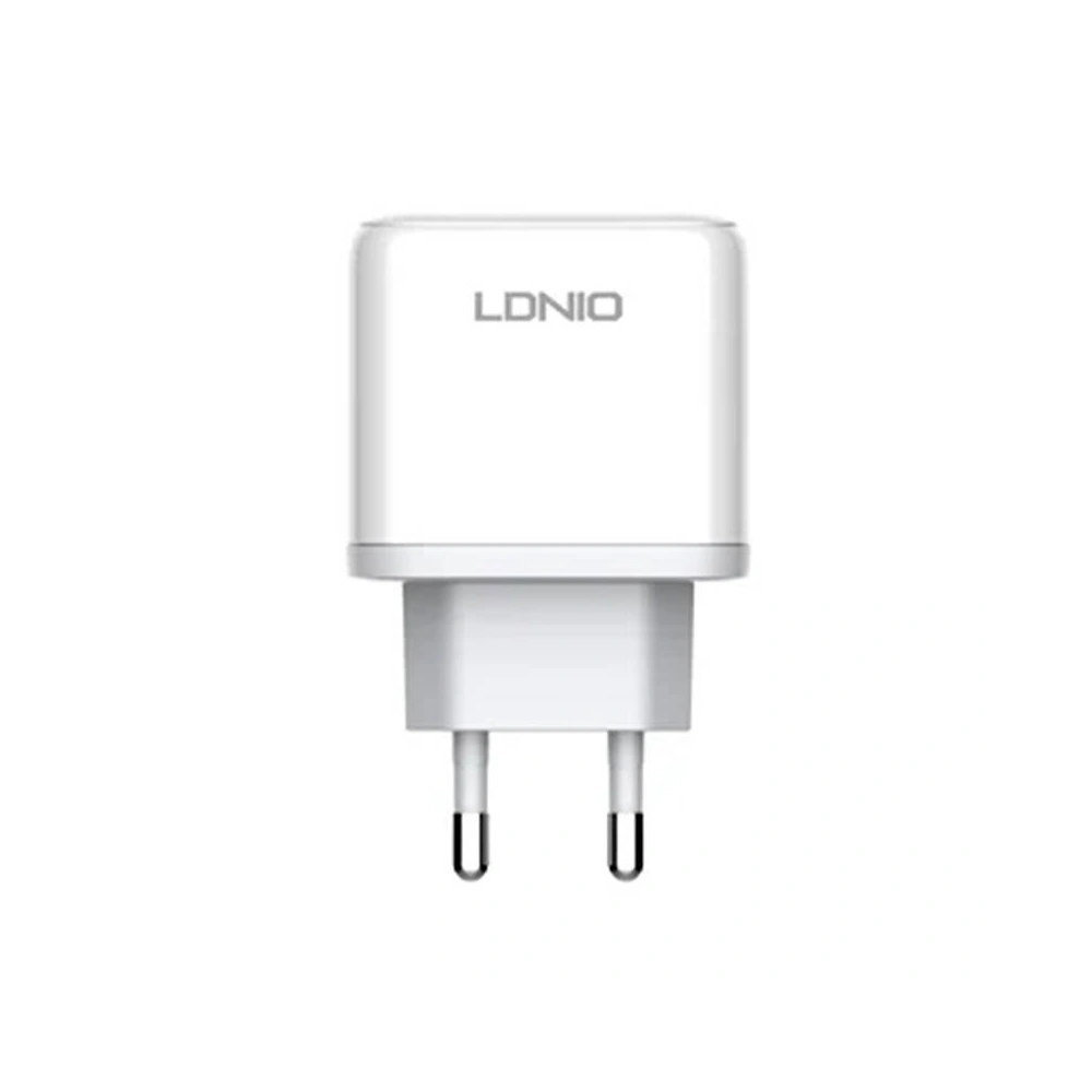 Ładowarka sieciowa LDNIO A2526C USB, USB-C 45W + kabel Lightning