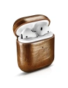 Kup Etui iCarer Leather Oil Wax Apple AirPods 2/1 jasnobrązowy - ICR484 - {ean13} - Sklep Home Screen