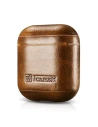 Kup Etui iCarer Leather Oil Wax Apple AirPods 2/1 jasnobrązowy - ICR484 - {ean13} - Sklep Home Screen